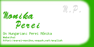monika perei business card